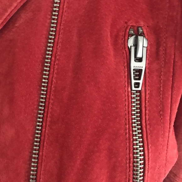 Red Suede Jacket - Picture 7 of 7